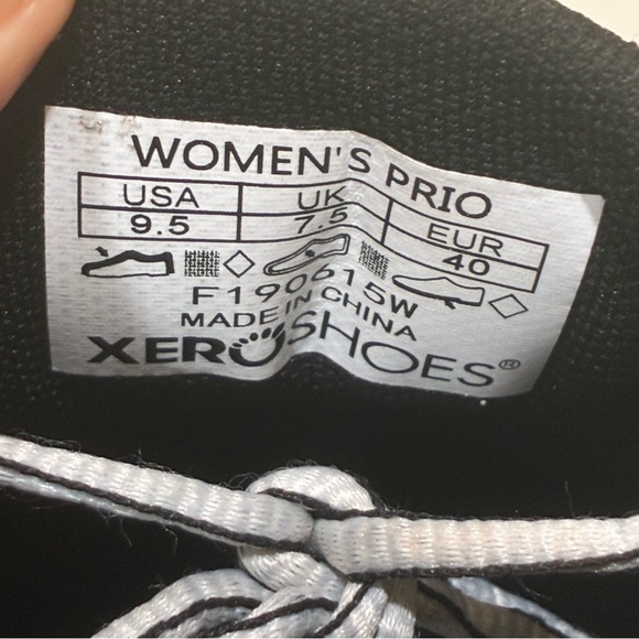 Xero Shoes Women’s Prio Minimalist Barefoot Running Shoes Black/White Size 9.5 - Picture 9 of 9